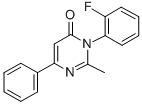 CAS 登录号:87356-67-0, 3-(2-氟苯基)-2-甲基-6-苯基-4(3H)-嘧啶酮