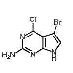 CAS#: 873792-87-1, 5-Bromo-4-chloro-7H-pyrrolo[2,3-d]pyrimidin-2-amine