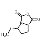 CAS#: 87392-45-8, (5S,7aS)-5-Ethyltetrahydro-1H-pyrrolo[1,2-c][1,3]oxazole-1,3-dione