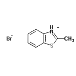 CAS#: 874-45-3, 2-Methyl-1,3-benzothiazol-3-ium bromide