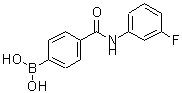 CAS 登录号：874288-05-8， {4-[(3-氟苯基)氨基甲酰]苯基}硼酸