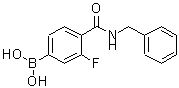 CAS 登录号：874289-19-7， [4-(苄基氨基甲酰)-3-氟苯基]硼酸