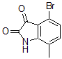 CAS#: 874375-17-4, 4-Bromo-7-Methyl-1H-Indole-2,3-Dione