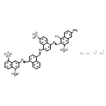 CAS#: 87440-96-8, Tetrasodium 3-{[4-({4-[(6-amino-1-hydroxy-3-sulfonato-2-naphthyl)diazenyl]-7-sulfonato-1-naphthyl}diazenyl)-1-naphthyl]diazenyl}-1,5-naphthalenedisulfonate