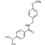 CAS 登录号：874460-08-9， {4-[(4-甲氧基苄基)氨基甲酰]苯基}硼酸