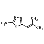 CAS#: 874507-61-6, 5-(2-Methyl-1-propen-1-yl)-1,3,4-thiadiazol-2-amine