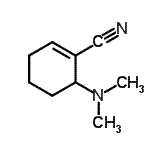 CAS 登录号：874527-73-8， 6-(二甲基氨基)-1-环己烯-1-甲腈