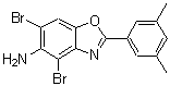 CAS 登录号：874591-75-0， 4,6-二溴-2-(3,5-二甲基苯基)-1,3-苯并恶唑-5-胺