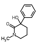 CAS#: 87532-76-1, 3-Hydroxy-1-methyl-3-phenyl-2-piperidinone