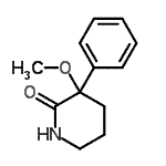 CAS#: 87532-77-2, 3-Methoxy-3-phenyl-2-piperidinone