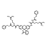 CAS#: 87533-95-7, Dibenzyl [(3-oxo-3H-spiro[2-benzofuran-1,9'-xanthene]-3',6'-diyl)bis(imino{5-[(diaminomethylene)amino]-1-oxo-1,2-pentanediyl})]biscarbamate