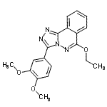 CAS#: 87540-49-6, 3-(3,4-Dimethoxyphenyl)-6-ethoxy[1,2,4]triazolo[3,4-a]phthalazine