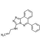 CAS#: 87540-68-9, N-Allyl-6-phenyl[1,2,4]triazolo[3,4-a]phthalazin-3-amine
