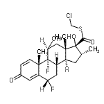 CAS#: 87556-66-9, S-(Chloromethyl) (6alpha,11alpha,16alpha,17alpha)-6,9-difluoro-11,17-dihydroxy-16-methyl-3-oxoandrosta-1,4-diene-17-carbothioate