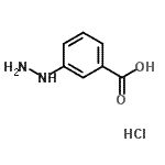 CAS#: 87565-98-8, 3-Hydrazinobenzoic acid hydrochloride (1:1)