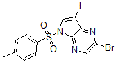 CAS#: 875781-45-6, 2-Bromo-7-Iodo-5-[(4-Methylphenyl)Sulfonyl]-5H-Pyrrolo[2,3-b]Pyrazine