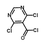 CAS 登录号：87600-97-3， 4,6-二氯-5-嘧啶羰基氯化物