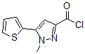 CAS 登录号：876316-46-0， 1-甲基-5-(2-噻吩基)-1H-吡唑-3-甲酰氯