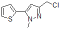 CAS#: 876316-61-9, 3-(Chloromethyl)-1-Methyl-5-(2-Thienyl)-1H-Pyrazole
