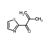 CAS#: 87636-22-4, 2-Methyl-1-(1,3-thiazol-2-yl)-2-propen-1-one