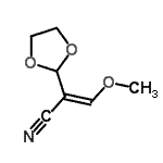 CAS#: 87647-16-3, (2Z)-2-(1,3-Dioxolan-2-yl)-3-methoxyacrylonitrile