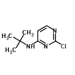 CAS#: 876521-19-6, 2-Chloro-N-(2-methyl-2-propanyl)-4-pyrimidinamine