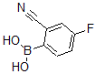 CAS 登录号：876601-43-3， B-(2-氰基-4-氟苯基)-硼酸