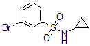 CAS#: 876694-43-8, 3-Bromo-N-Cyclopropyl-Benzenesulfonamide