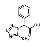 CAS#: 876716-32-4, (5-Methyl-1H-tetrazol-1-yl)(phenyl)acetic acid