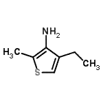 CAS#: 87675-31-8, 4-Ethyl-2-methyl-3-thiophenamine