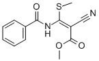 CAS#: 87693-81-0, Methyl 3-(Benzoylamino)-2-Cyano-3-(Methylthio)Acrylate