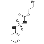 CAS#: 87708-05-2, 2-Bromoethyl (phenylsulfamoyl)carbamate