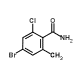 CAS#: 877149-13-8, 4-Bromo-2-chloro-6-methylbenzamide