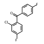 CAS#: 87750-61-6, (2-Chloro-4-fluorophenyl)(4-fluorophenyl)methanone