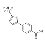 CAS#: 877758-90-2, 4-(5-Sulfamoyl-2-thienyl)benzoic acid