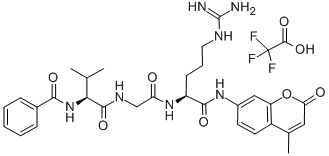 CAS#: 87779-49-5, N-Benzoyl-L-valylglycyl-N-(4-methyl-2-oxo-2H-1-benzopyran-7-yl)-L-Argininamide