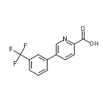 CAS#: 87789-84-2, 5-[3-(trifluoromethyl)phenyl]pyridine-2-carboxylic acid