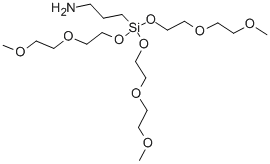 CAS 登录号：87794-64-7， 3-氨基丙基三(甲氧基乙氧基乙氧基)硅烷