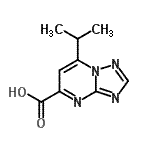 CAS#: 878453-66-8, 7-Isopropyl[1,2,4]triazolo[1,5-a]pyrimidine-5-carboxylic acid