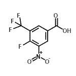 CAS#: 878572-17-9, 4-Fluoro-3-nitro-5-(trifluoromethyl)benzoic acid
