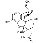 CAS#: 87872-71-7, (5'S,13'R)-4'-Allyl-10',17'-dihydroxy-2,5-dioxospiro[imidazolidine-4,14'-[12]oxa[4]azoniapentacyclo[9.6.1.0<sup>1,13</sup>.0<sup>5,17</sup>.0<sup>7,18</sup>]octadeca[3,7(18),8,10]tetraene]