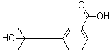 CAS 登录号：878742-28-0， 3-(3-羟基-3-甲基-1-丁炔-1-基)苯甲酸