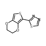 CAS#: 878801-63-9, 2-(2,3-Dihydrothieno[3,4-b][1,4]dioxin-5-yl)-1,3,4-thiadiazole