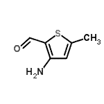 CAS#: 878996-04-4, 3-Amino-5-methyl-2-thiophenecarbaldehyde