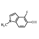 CAS#: 879093-15-9, 4-Fluoro-1-methyl-1H-indol-5-ol