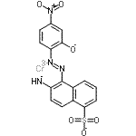 CAS#: 87912-16-1, Chromium(3+) 6-azanidyl-5-[(E)-(4-nitro-2-oxidophenyl)diazenyl]-1-naphthalenesulfonate