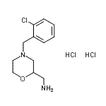 CAS 登录号：879403-43-7， 1-[4-(2-氯苄基)-2-吗啉基]甲胺二盐酸盐