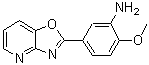 CAS 登录号：879590-14-4， 2-甲氧基-5-([1,3]恶唑并[4,5-b]吡啶-2-基)苯胺