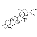 CAS#: 88034-27-9, (5xi,18alpha,22beta)-22-{[(2S)-2-Methylbutanoyl]oxy}-3-oxoolean-12-en-28-oic acid