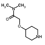 CAS#: 880361-97-7, N,N-Dimethyl-2-(4-piperidinyloxy)acetamide